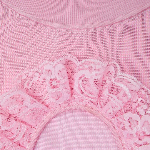 self-portrait Knit Cut Out Bodysuit