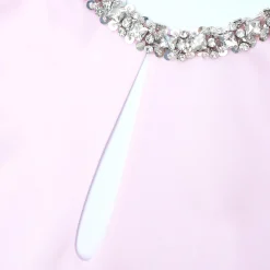 self-portrait Satin Embellished Top