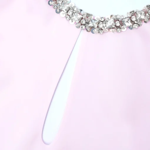 self-portrait Satin Embellished Top