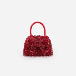 self-portrait Embellished Micro Bow Bag