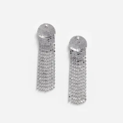 self-portrait Crystal Droplet Earrings