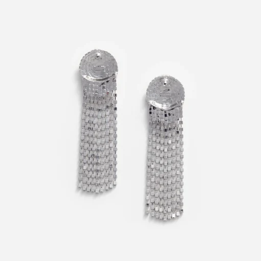 self-portrait Crystal Droplet Earrings