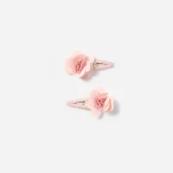 Kids self-portrait Flower Hair Clips