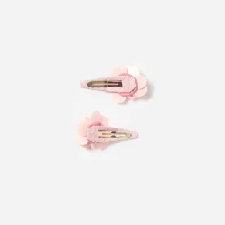 Kids self-portrait Flower Hair Clips