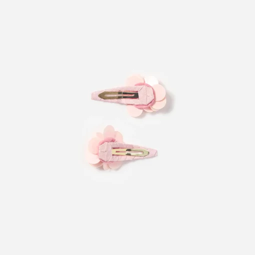 Kids self-portrait Flower Hair Clips