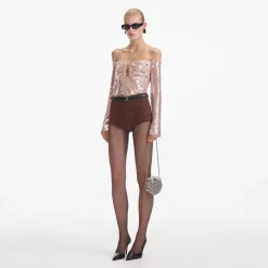 self-portrait Off Shoulder Top