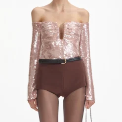 self-portrait Off Shoulder Top