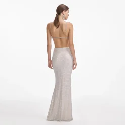 self-portrait Chainmail Bralette