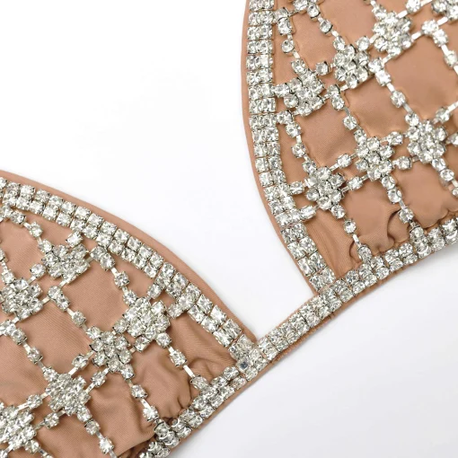 self-portrait Chainmail Bralette
