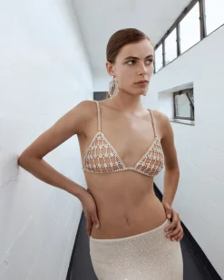 self-portrait Chainmail Bralette