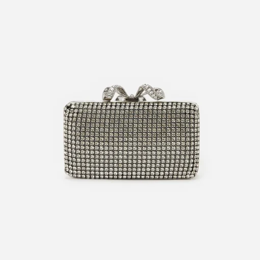 self-portrait Crystal Box Clutch