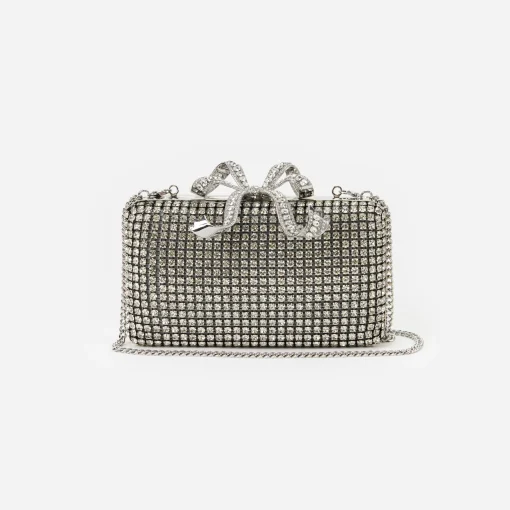 self-portrait Crystal Box Clutch