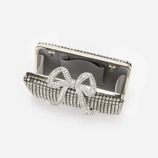 self-portrait Crystal Box Clutch