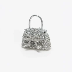 self-portrait Embellished Micro Bow Bag