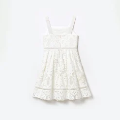 Kids self-portrait Cotton Lace Mini Dress