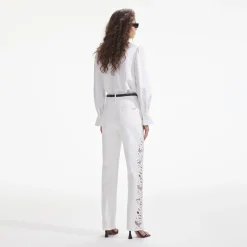 self-portrait Cutwork Denim Jeans