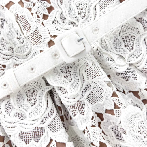 self-portrait Floral Lace Midi Dress