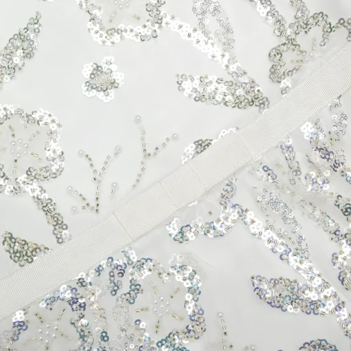 Kids self-portrait Sequin Tulle Midi Dress
